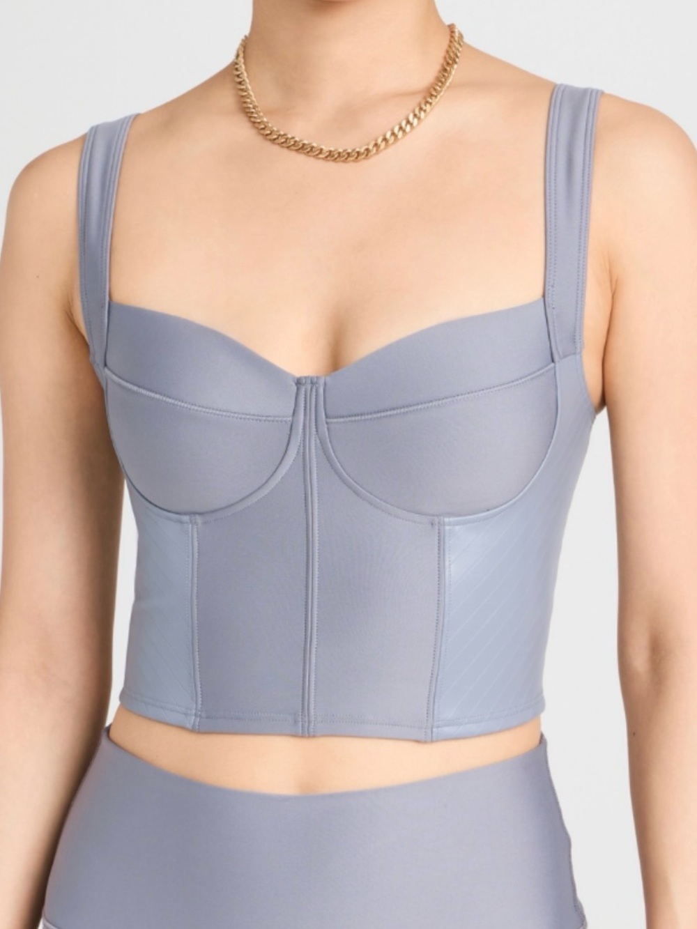 Alo Yoga® Airlift Winter Warm Cropped Supermoto Tank Top Retail $100 Size Small